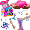 Zestaw Bransoletka Zawieszki Koraliki Slime Glutek Plastyczny Syrenka 250ml 80130
