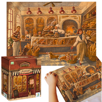Puzzle "Piekarnia" 300 Elementów Układanka Zestaw Dla Dzieci I Dorosłych 300589