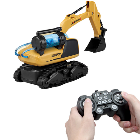 DUŻA HYDRAULICZNA KOPARKA ŁYŻKA ZDALNIE STEROWANA NA PILOT RC ŚWIATŁO LED