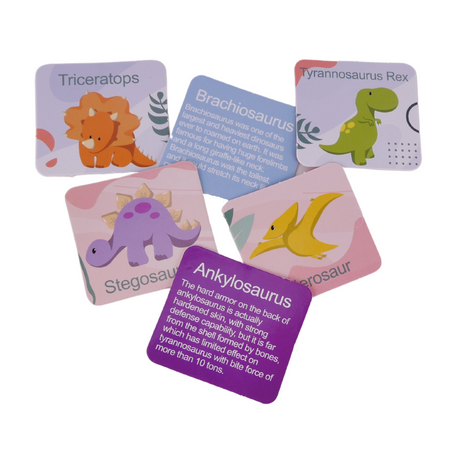 Duży Zestaw Edukacyjny Nauka Kolorów Liczenia Gra Montessori Dinozaury