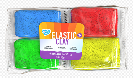 Zestaw Ciastoliny Plasteliny Do Modelowania Masa Plastyczna 8 Kolorów 70164