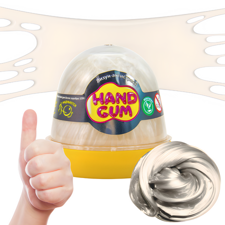 Slime Hand Gum Metaliczny Glutek Antystresowy Masa Sensoryczna 120G 80096