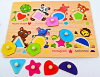 Puzzle figury geometryczne XD-283