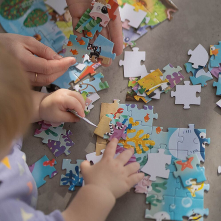 PUZZLE PODWODNY ŚWIAT 60 ELEMENTÓW