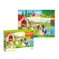 Puzzle DODO   "Pies i kurczaki"