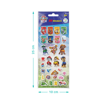 Zestaw kreatywny Psi Patrol Naklejki 3D 28 szt 200671