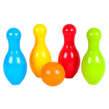 ZESTAW DO GRY W KRĘGLE KULA KOMPLET 4 LEKKICH KRĘGLI GRA RODZINNA 4708