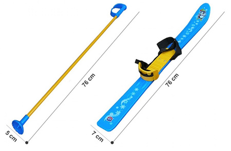 Narty z kijkami dziecięce, art. 3350