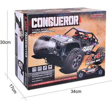 Samochód Terenowy Zdalnie Sterowany 1:10 Napęd 4x4 2,4 GHz