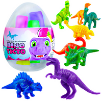 Jajo Dinozaura Figurka Piankolina Lekka Puszysta Plastelina 4 Kolory 41121