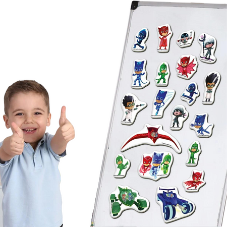 Ze. magnesów PJ Masks Zasady bohaterów ME5031-32