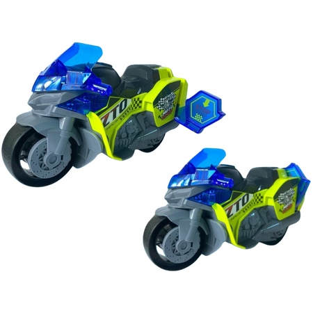 Autentyczny Motocykl Policyjny 1:16 Dla Dzieci Efekty Świetlne I Dźwiękowe