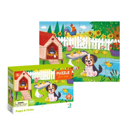 Puzzle DODO   "Pies i kurczaki"