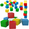 Kolorowe Kostki Klocki Układanie Wieży Zestaw Sensoryczny Dla Dzieci 1684