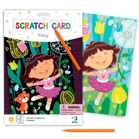 ZDRAPKA ARTYSTYCZNA ”WRÓŻKA” MALOWANIE METODĄ SCRATCH DLA NAJMŁODSZYCH