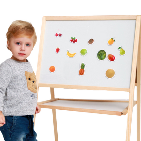 ZESTAW MAGNESÓW WARZYWA I OWOCE JASNE KOLORY JEDZENIE SOLIDNE WYKONANIE MV6032-42