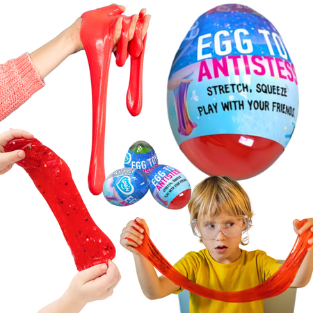 Masa Slime Plastyczna Sensoryczna Antystreoswa Jajko Rozciągliwy Glutek 50g 80132