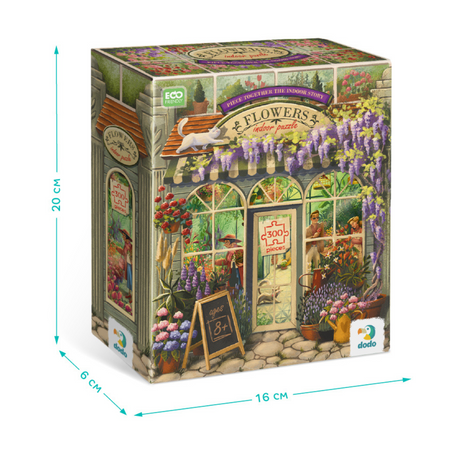 Puzzle "Kwiaciarnia" 300 Elementów Układanka Zestaw Dla Dzieci I Dorosłych 300590