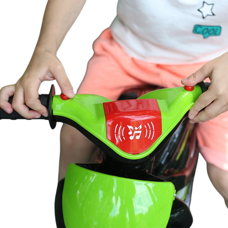 MOTOCYKL JEŹDZIK ROWEREK BIEGOWY EFEKTY DŹWIĘKOWE SZEROKIE KOŁA NAKLEJKI 6474