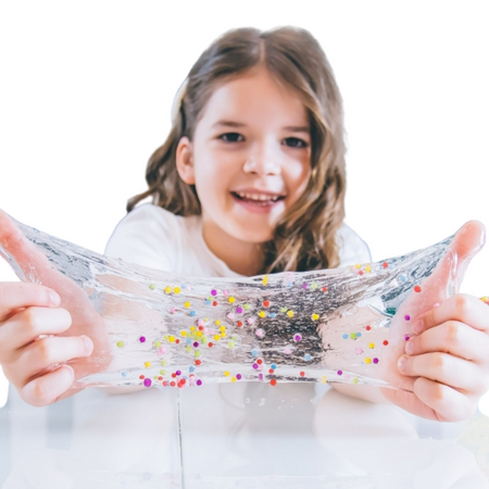 Antystresowy Glutek Z Kulkami Piankowymi Ufo Kolorowy Slime Dla Dzieci 100g 80060