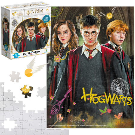 Puzzle "Harry Potter I Przyjaciele" 250 Elementów Układanka Zestaw Hogwart 200498