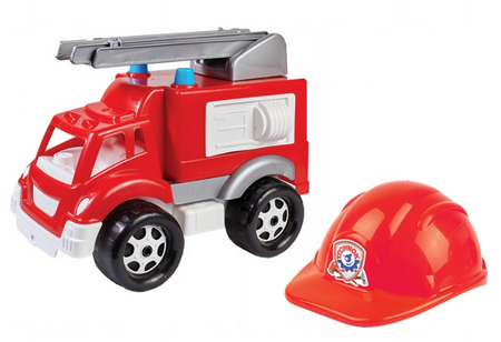 ZESTAW STRAŻACKI Straż Pożarna+ KASK 3978