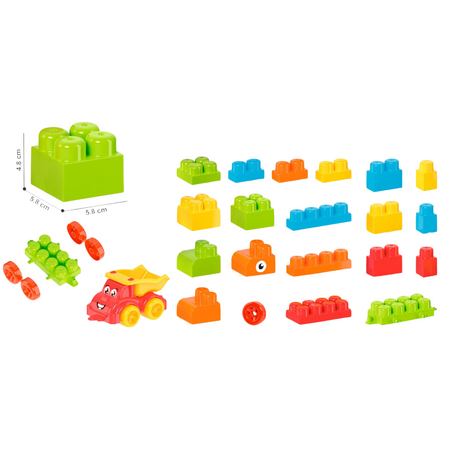 ZESTAW KONSTRUKCYJNY KLOCKI BUDOWANIE 6832