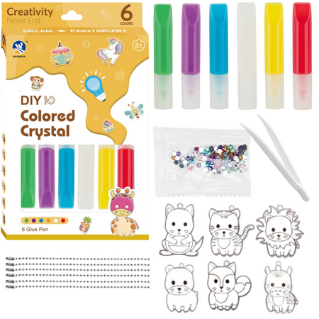 ZESTAW ARTYSTYCZNY KREATYWNY DO MALOWANIA SZABLONY WZORY ZAWIESZKI NAUKA