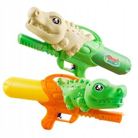 Pistolet Na Wodę Karabin Krokodyl Broń Zabawka Wodna Zestaw Dla Dzieci