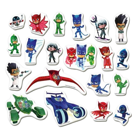 Ze. magnesów PJ Masks Zasady bohaterów ME5031-32