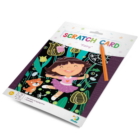 ZDRAPKA ARTYSTYCZNA ”WRÓŻKA” MALOWANIE METODĄ SCRATCH DLA NAJMŁODSZYCH