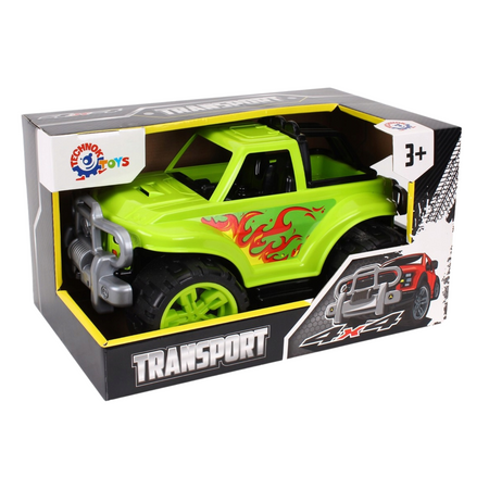 TERENOWY POJAZD TERENÓWKA KOLOROWY SAMOCHÓD BEZPIECZNA ZABAWKA DLA DZIECI 4975