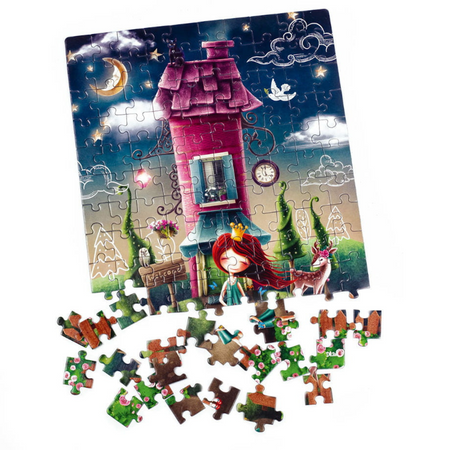 PUZZLE MAGICZNY DOMEK KSIĘŻNICZKI DLA DZIECI I DOROSŁYCH 120 ELEMENTÓW