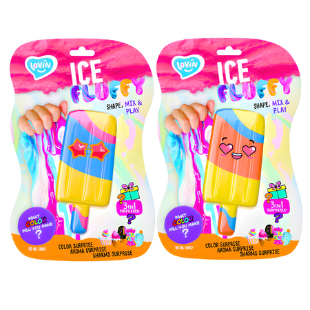 Lody Slime Z Niespodzianką 3w1 Miękka Pianka Różne Kolory I Zapachy 110ml 80126