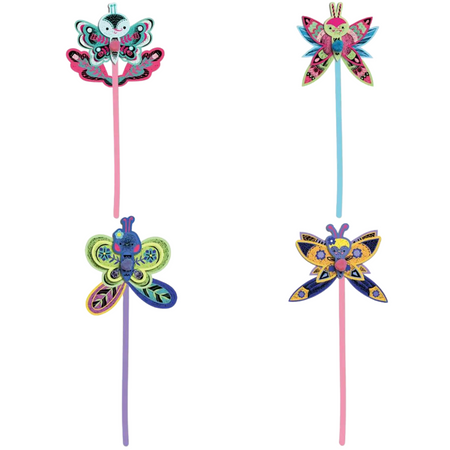 Zestaw DIY Motylki Dla Dzieci Rysowanie Scratch Wydrapywanka Zdrapywanka