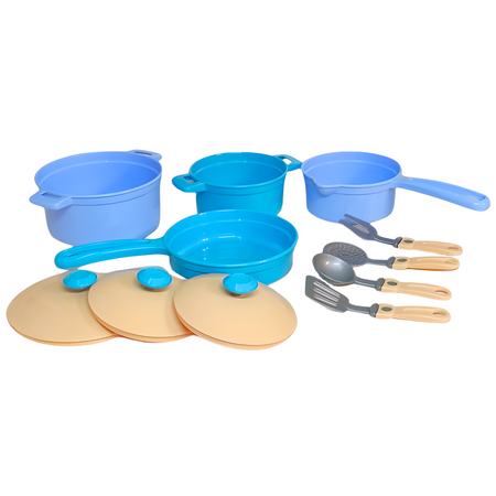 ZESTAW KUCHENNY NACZYNIA GARNKI PATELNIOA AKCESORIA KUCHNIA 4432