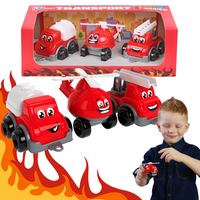 Pojazdy Mini Straż Pożarna Zestaw  6153