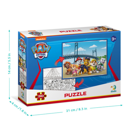 Puzzle 2w1 Psi Patrol Układanka I Kolorowanka W Jednym Paw Patrol Zestaw