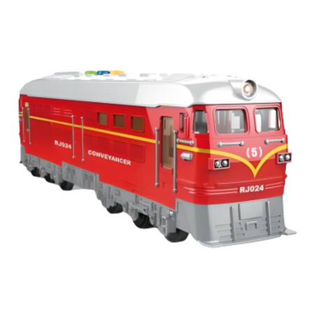 WAGON KOLEJOWY LOKOMOTYWA EFEKTY ŚWIETLNE DŹWIĘKOWE KOLEJ ZESTAW