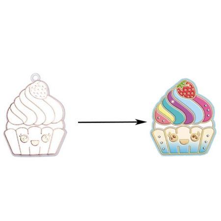 Zestaw Artystyczny Kreatywny Do Malowania Szablony Wzory Zawieszki Nauka