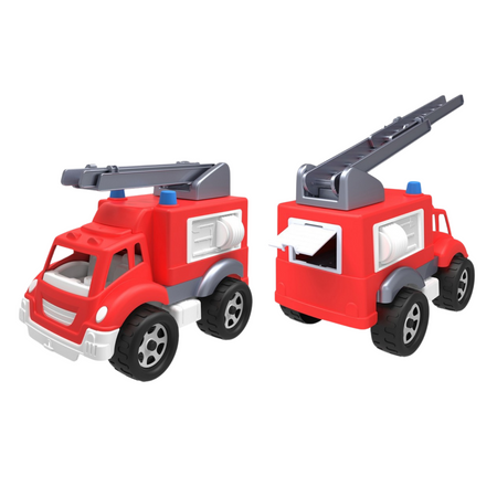 POJAZD WÓZ STRAŻACKI WYSUWANA DRABINA OTWIERANE TYLNE DRZWI STRAŻ POŻARNA 5392