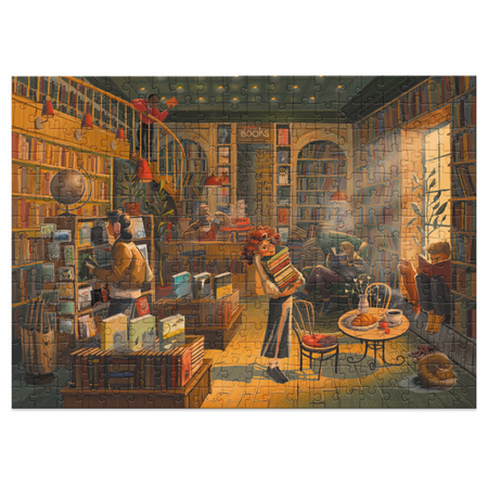 Puzzle "Księgarnia" 300 Elementów Układanka Zestaw Dla Dzieci I Dorosłych 300602