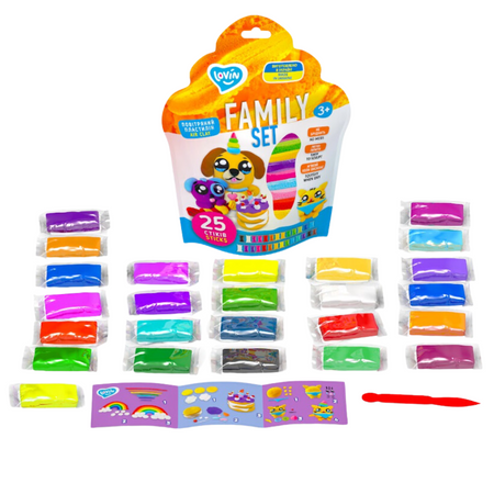 Zestaw Kreatywny Plastelina Ciastolina Kolorowa Masa Plastyczna Nożyk 70159