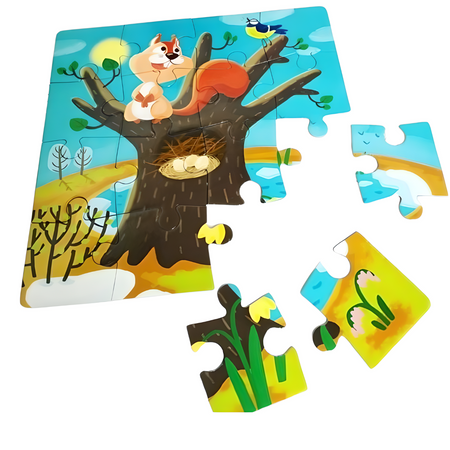 PUZZLE 4w1 CZTERY PORY ROKU