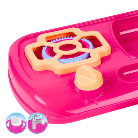 KUCHNIA ZLEWOZMYWAK ZLEW NACZYNIA SZTUĆE RUCHOME GOTOWANIE 5989