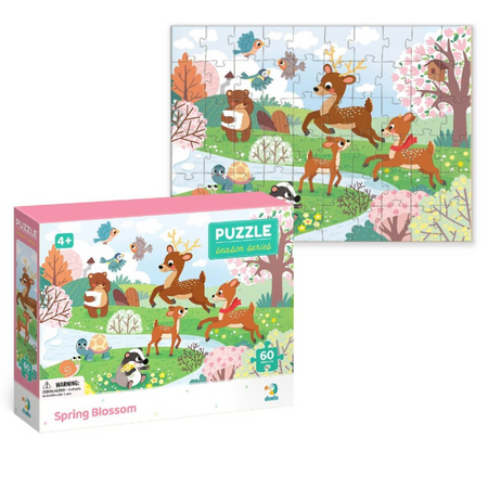 PUZZLE WIOSENNE KWIATY 60 ELEMENTÓW KOLOROWA UKŁADANKA DLA NAJMŁODSZYCH 300411