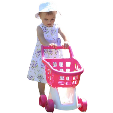 WÓZEK SKLEPOWY DLA DZIECI NA KÓŁECZKACH WYTRZYMAŁY ZABAWKA TECHNOK 8249