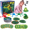 GRA PLANSZOWA DZIEŃ/NOC POLOWANIE NA MUCHY ŻABY GRA RODZINNA EDUKACYJNA  LD1047-02EN