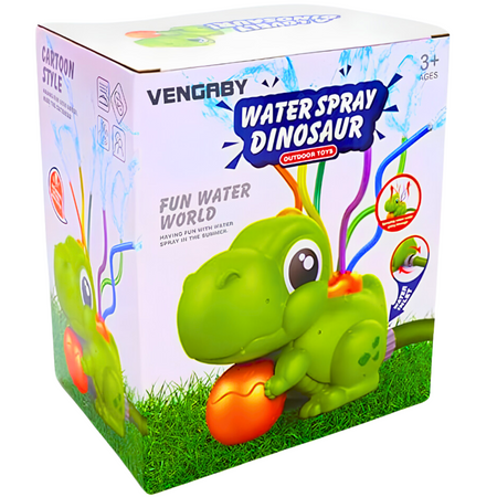 Zraszacz Dinozaur Dla Dzieci Zabawka Wodna Spryskiwacz Wąż Ogrodowy