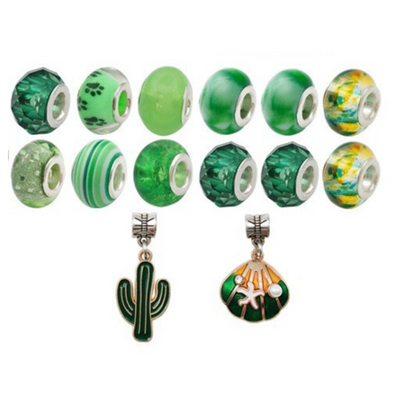 Zestaw Do Robienia Bransoletek Naszyjników Kreatywny Dla Dzieci Charms DIY